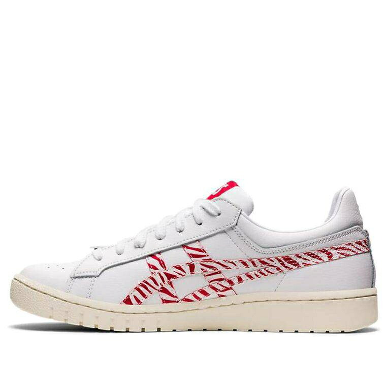 アシックス 白色 ホワイト 赤 レッド カジュアル スケート スニーカー 運動靴 'WHITE RED' スニーカー メンズ ASICS GEL-PTG WHITE RED CASUAL SKATE SHOES 1201A096-101 / WHITE RED