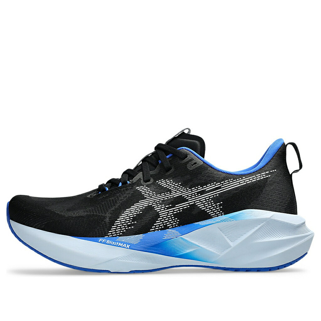 アシックス 白色 ホワイト 黒色 ブラック 青色 ブルー BLACK BLUE スニーカー メンズ ASICS NOVABLAST 5 WHITE 1011B974-001 / BLACK WHITE BLUE