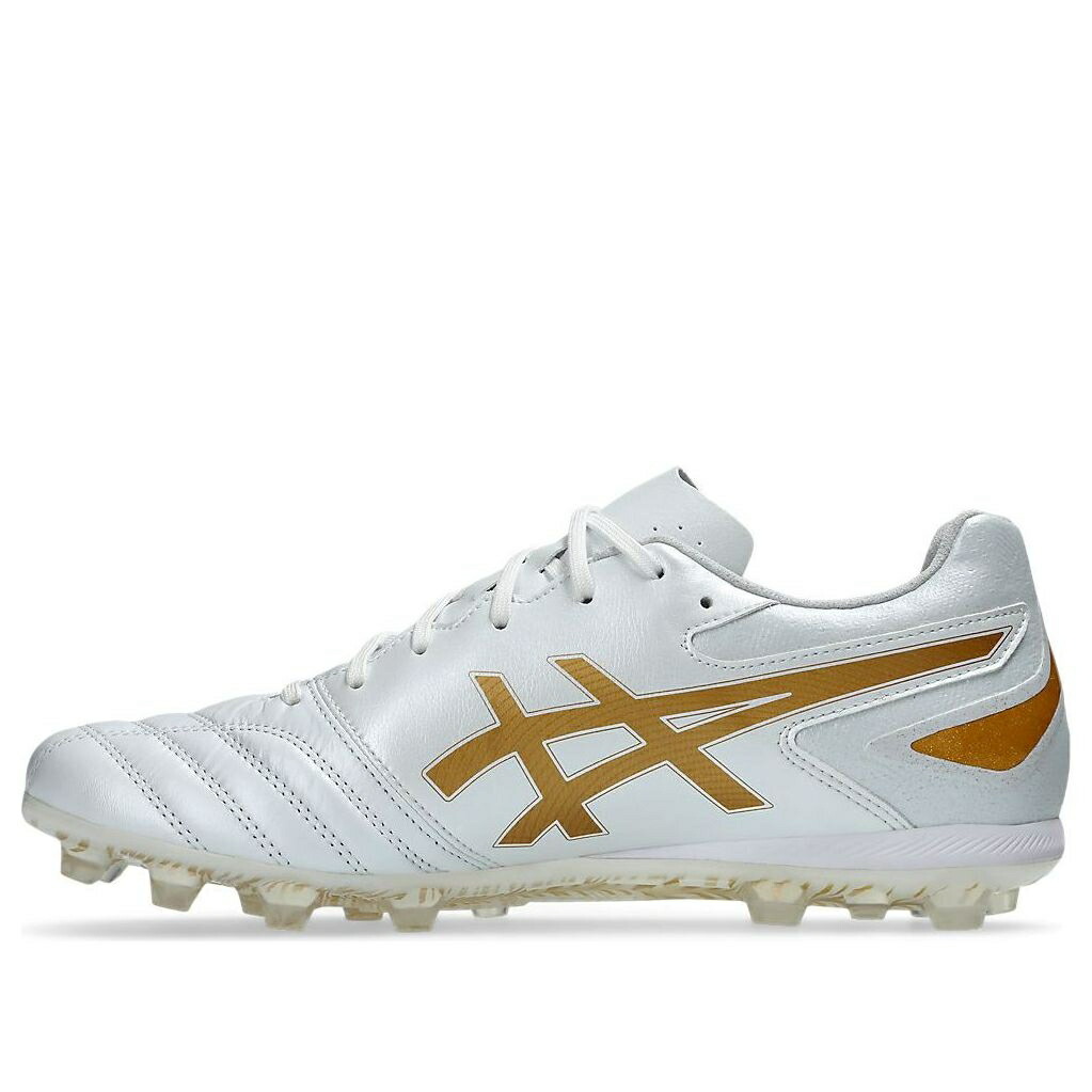 アシックス プロ ピュア 白色 ホワイト ゴールド WHITE GOLD スニーカー メンズ ASICS DS LIGHT PRO AG PURE 1103A096-101 / WHITE PURE GOLD