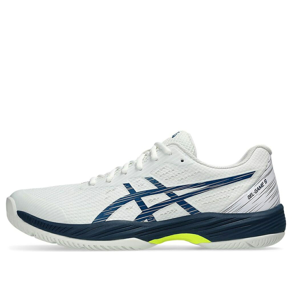 アシックス 白色 ホワイト 青色 ブルー 'WHITE BLUE' スニーカー メンズ ASICS GEL-GAME 9 MAKO 1041A337-104 / WHITE MAKO BLUE|スニケス