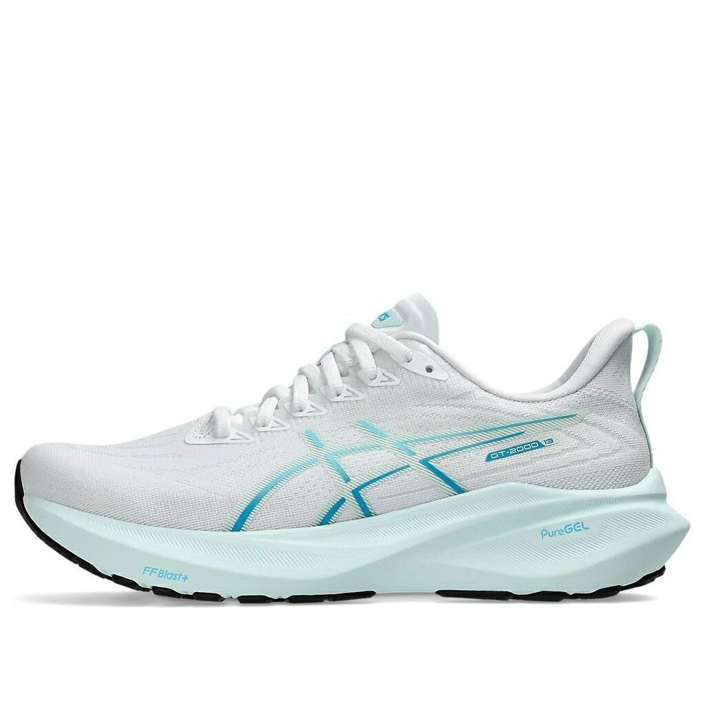 アシックス サーティーン 白色 ホワイト WHITE SEA スニーカー レディース ASICS (WMNS) GT-2000 13 SOOTHING 1012B666-101 / WHITE SOOTHING SEA