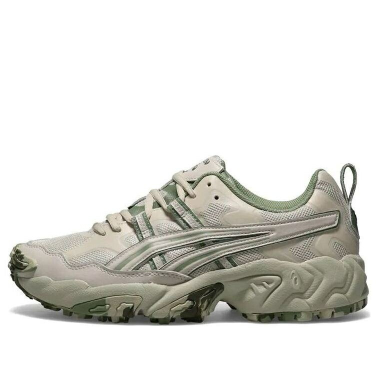 アシックス 薄墨色 薄墨色 緑 緑であること \u0027SMOKE GREEN\u0027 スニーカー メンズ ASICS GEL-NANDI GREY SWAMP 1201A265-021 / GREY GREEN