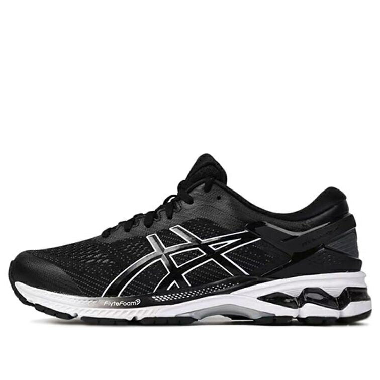 アシックス 黒色 ブラック BLACK WHITE スニーカー メンズ ASICS GEL-KAYANO 26 1011A541-001 / BLACK