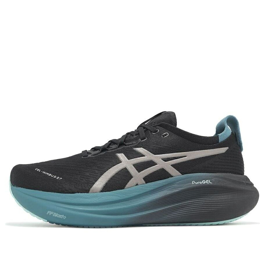 アシックス 黒色 ブラック 'BLACK TEAL' スニーカー メンズ ASICS GEL-NIMBUS 27 LITE-SHOW CN 1011C093-001 / BLACK TEAL|スニケス