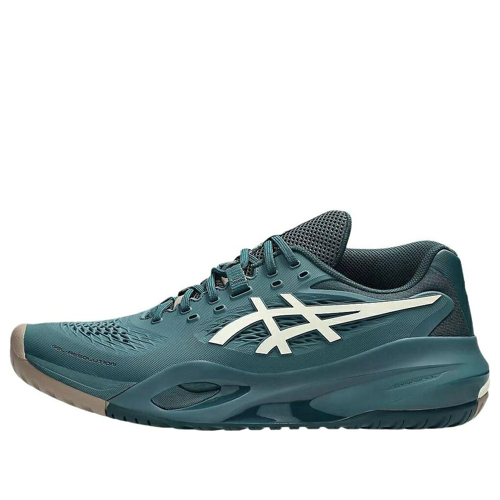 アシックス 緑 緑であること \u0027SAXON BIRCH\u0027 スニーカー メンズ ASICS GEL-RESOLUTION X GREEN 1041A481-300 / SAXON GREEN BIRCH