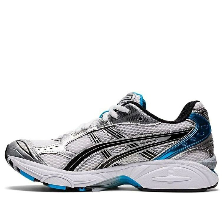 アシックス 白色 ホワイト 銀色 シルバー 青色 ブルー 'AIZURI BLUE' スニーカー レディース ASICS (WMNS) GEL-KAYANO 14 1202A056-108 / WHITE SILVER BLUE｜スニケス