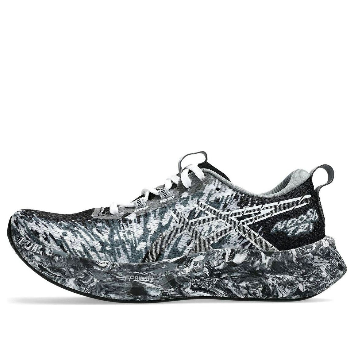 アシックス 黒色 ブラック 白色 ホワイト 'BLACK WHITE' スニーカー レディース ASICS (WMNS) NOOSA TRI 16 1012B675-001 / BLACK WHITE