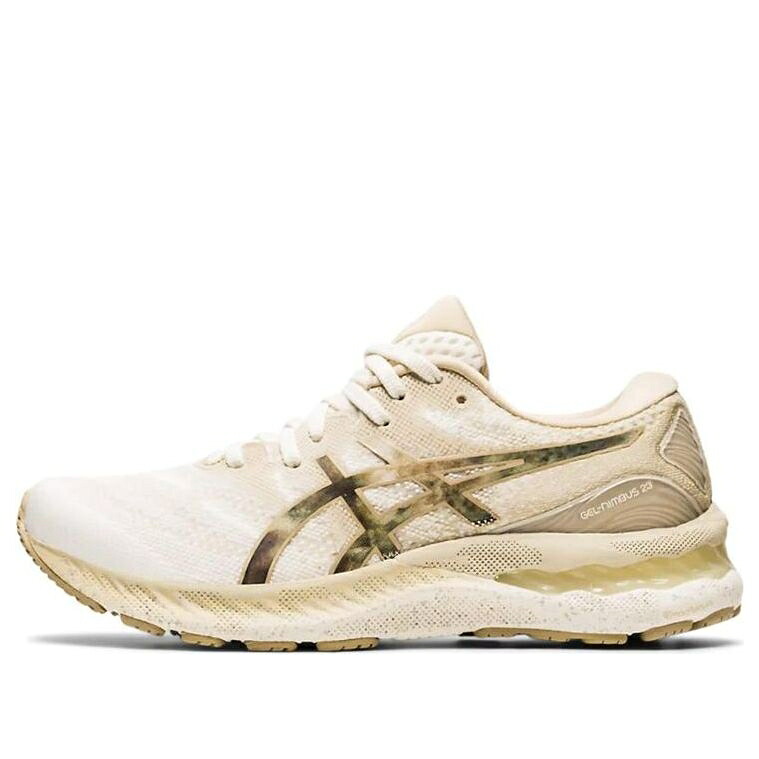 アシックス 皮膚軟化剤 ゴールド \u0027EARTH DAY\u0027 スニーカー レディース ASICS (WMNS) GEL-NIMBUS 23 1012B016-101 / CREAM GOLD 靴-スニーカー