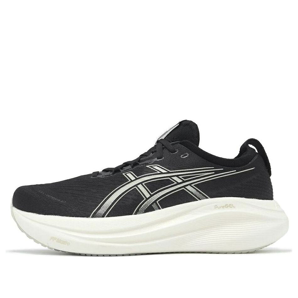 アシックス 黒色 ブラック ベージュ 'BLACK BEIGE' スニーカー メンズ ASICS GEL-NIMBUS 27 4E EXTRA WIDE 1011B957-002 / BLACK BEIGE