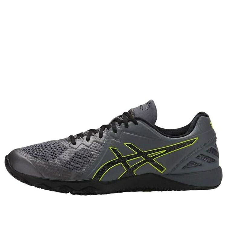 アシックス 灰色 グレー 黄色 イエロー 'DARK YELLOW' スニーカー メンズ ASICS CONVICTION X GREY S703N-9790 / DARK GREY YELLOW｜スニケス