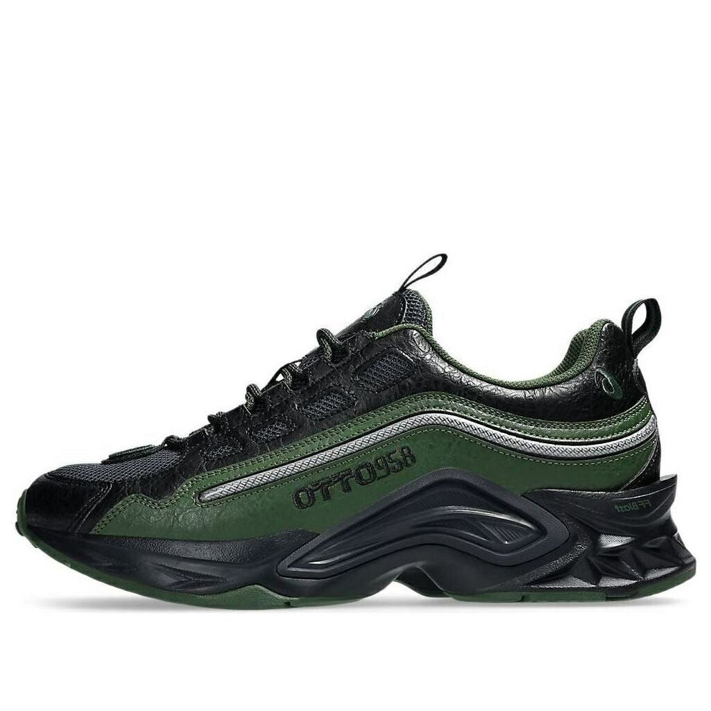 アシックス 緑 緑であること 黒いこと 黒いこと \u0027GREEN BLACK\u0027 スニーカー メンズ ASICS X OTTO958 PROTOBLAST-CMLVII 1203A643-020 / GREEN BLACK