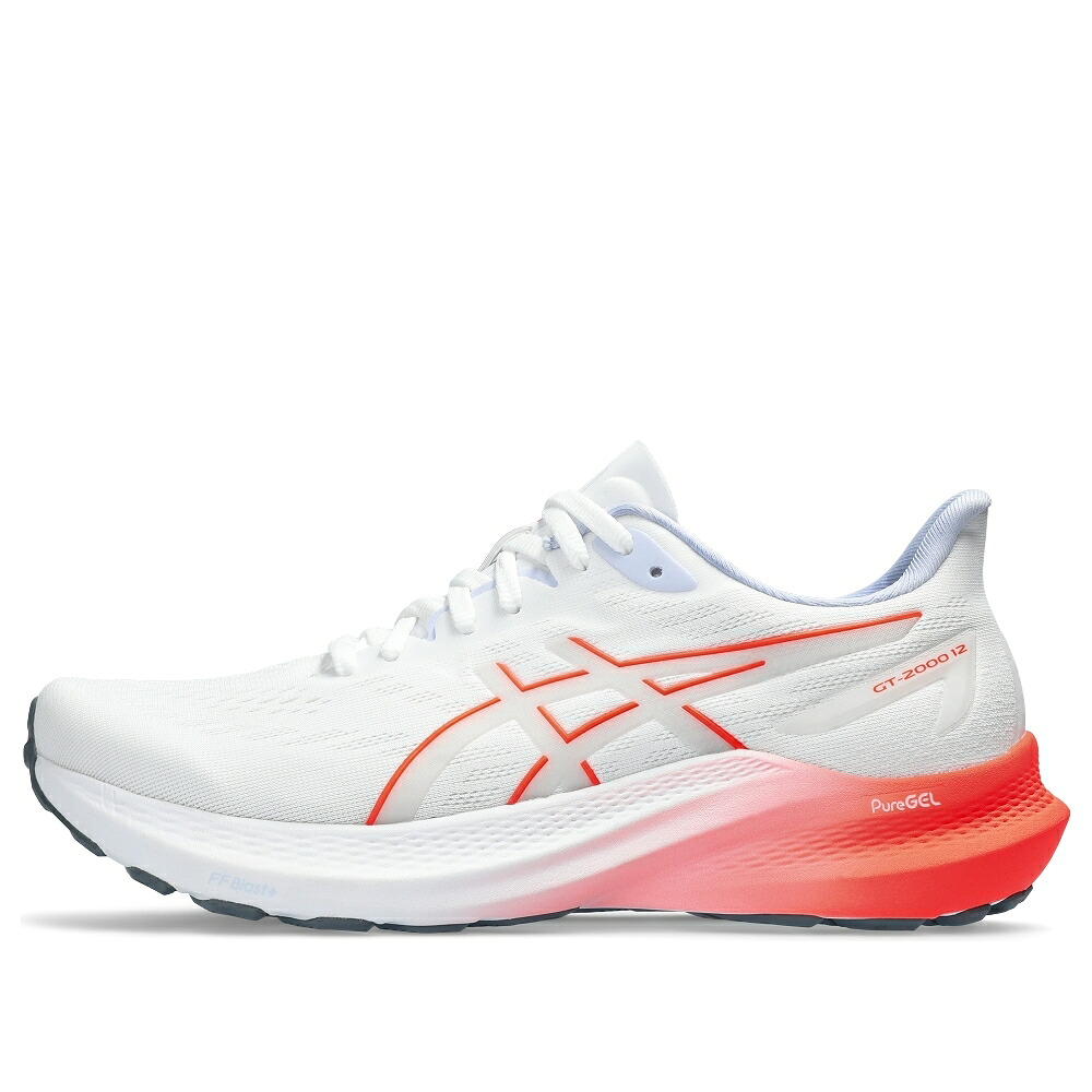 アシックス 白色 ホワイト 赤 レッド 'WHITE RED' スニーカー メンズ ASICS GT-2000 12 SUNRISE 1011B691-101 / WHITE SUNRISE RED