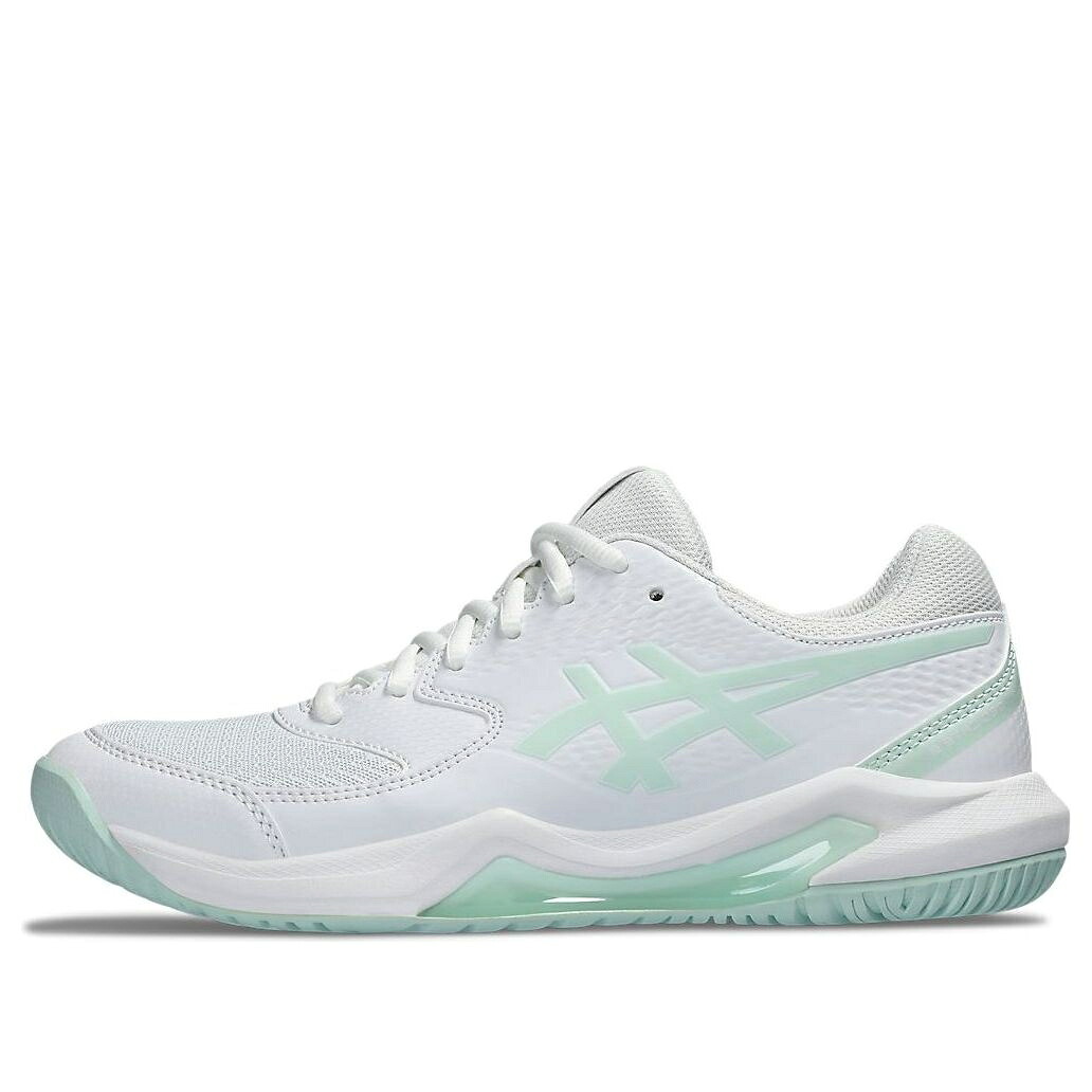 アシックス 白色 ホワイト 青色 ブルー 'WHITE BLUE' スニーカー レディース ASICS (WMNS) GEL-DEDICATE 8 PALE 1042A237-102 / WHITE PALE BLUE|スニケス
