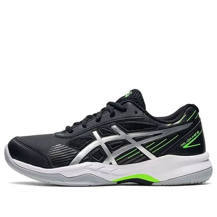 アシックス 黒いこと 黒いこと しろがね色 しろがね色 \u0027BLACK SILVER\u0027 御坊っちゃん キッズ ASICS (GS) GEL-GAME 8 1044A025-004 / BLACK SILVER もの言う花 マタニティ スニーカー