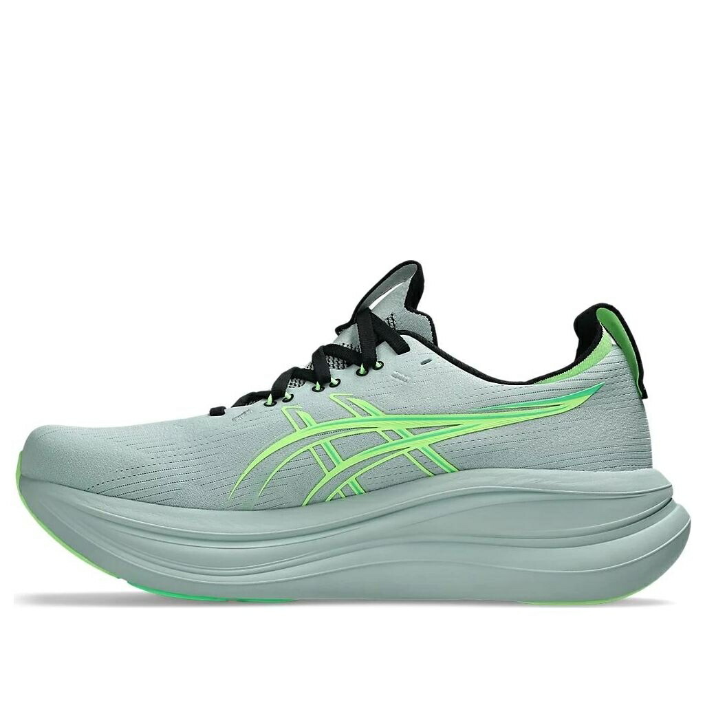 アシックス 緑 グリーン 'COLD GREEN' スニーカー メンズ ASICS GEL-NIMBUS 28 4E EXTRA WIDE MOSS ILLUMINATE 1011C145-400 / COLD MOSS ILLUMINATE GREEN