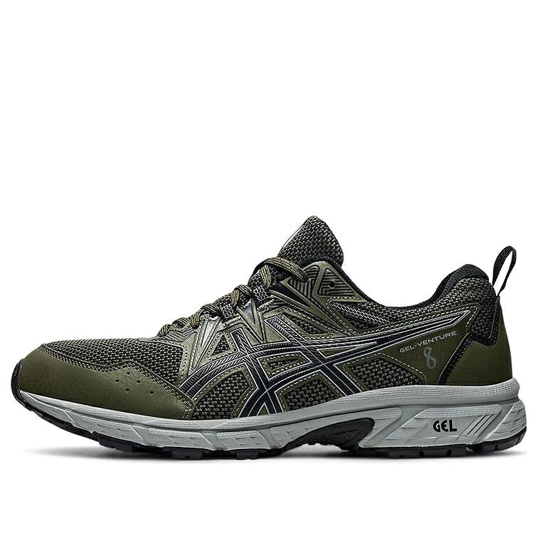アシックス 正規陸軍 緑 緑であること 黒いこと 黒いこと \u0027GREEN BLACK\u0027 スニーカー メンズ ASICS GEL-VENTURE 8 1011A824-302 / ARMY GREEN BLACK