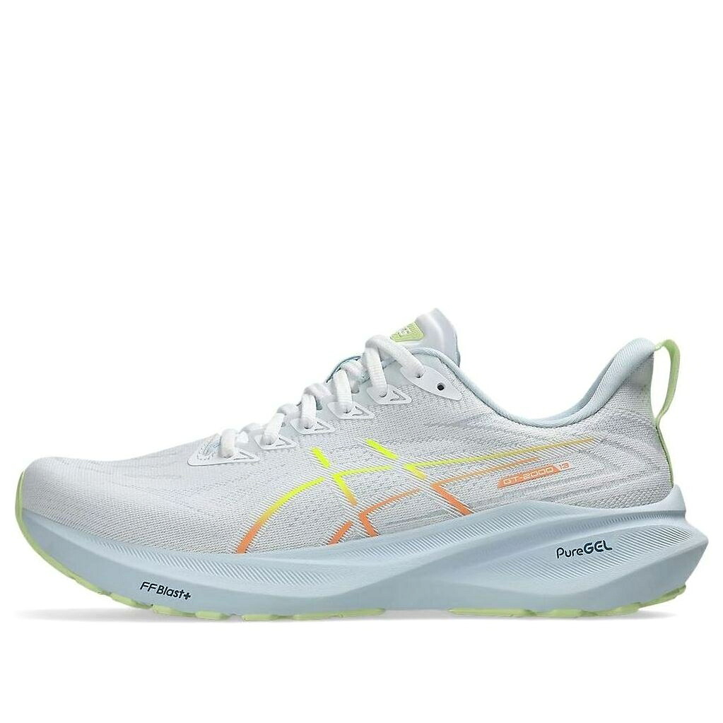 アシックス サー青少年 菩提樹 白いこと 白いこと \u0027WHITE AQUA\u0027 スニーカー メンズ ASICS GT-2000 13 LIME 1011B861-100 / WHITE WHITE