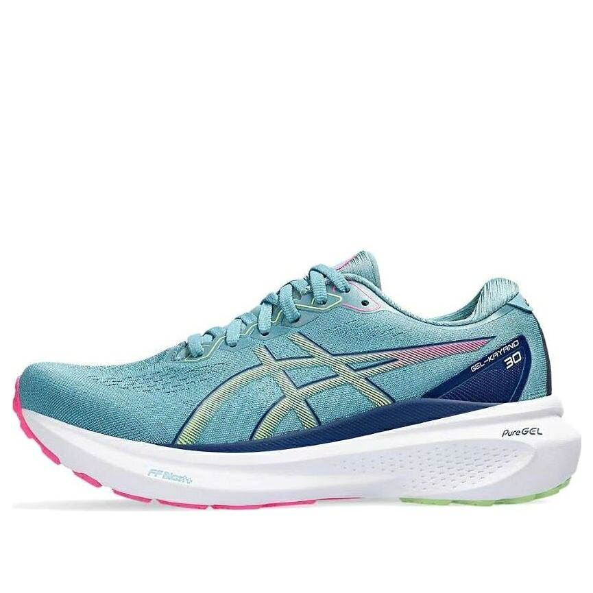 アシックス 青碧 青碧 菩提樹 緑 緑であること \u0027GRIS GREEN\u0027 スニーカー レディース ASICS (WMNS) GEL-KAYANO 30 BLUE LIME 1012B357-402 / GRIS BLUE LIME GREEN