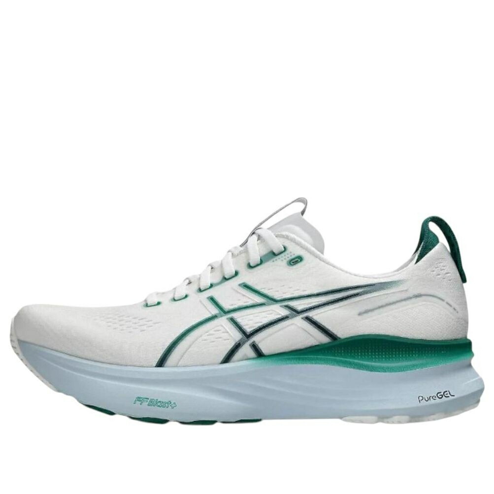 アシックス 白色 ホワイト 緑 グリーン 'WHITE GREEN' スニーカー メンズ ASICS GEL-KAYANO 32 JASPER 1011C052-102 / WHITE JASPER GREEN｜スニケス