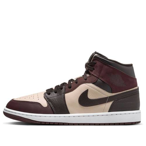 ナイキ ジョーダン ミッド 茶色 ブラウン PARIS YMCA スニーカー メンズ JORDAN AIR 1 MID SE FZ4359-200 / VELVET BROWN EARTH SANDDRIFT