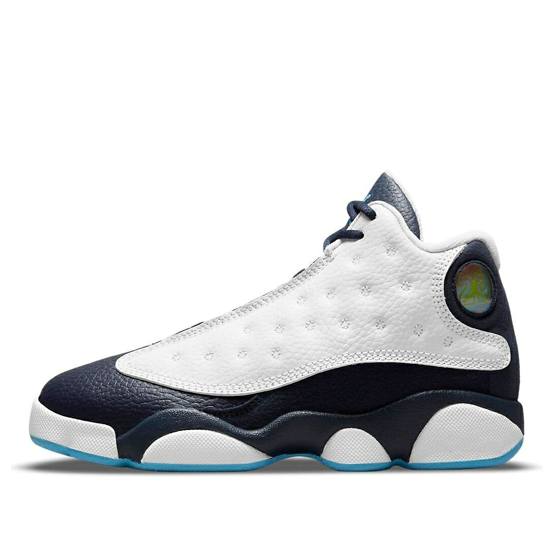 ナイキ ジョーダン サーティーン 白色 ホワイト 青色 ブルー 'OBSIDIAN' ジュニア キッズ JORDAN (PS) AIR 13 RETRO DJ3005-144 / WHITE DARK BLUE ベビー マタニティ スニーカー|スニケス