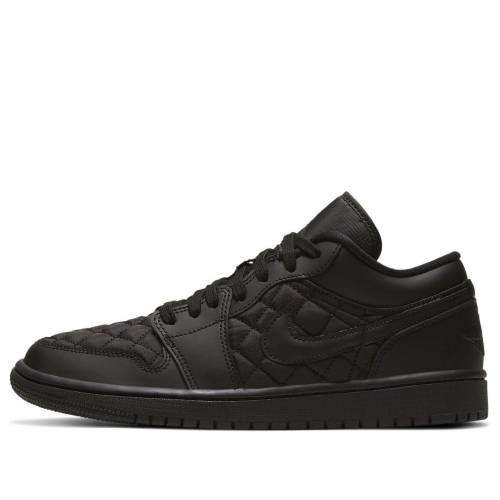 ナイキ ジョーダン 黒いこと 黒いこと \u0027TRIPLE QUILTED\u0027 スニーカー レディース JORDAN (WMNS) AIR 1 LOW BLACK DB6480-001 /