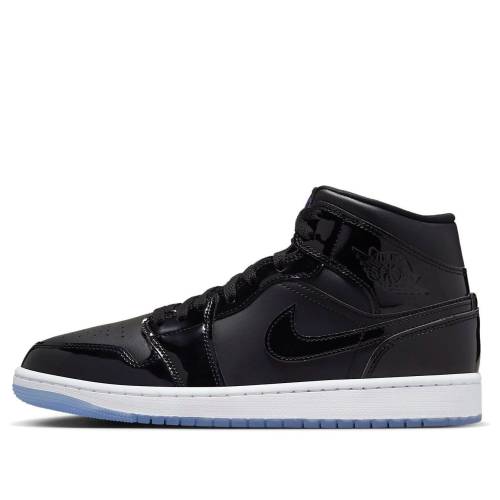 ナイキ ジョーダン ミッド 黒色 ブラック コンコルド コンコード 白色 ホワイト 'スペースジャム' スニーカー メンズ JORDAN AIR 1 MID SE 'SPACE JAM' DV1308-004 / BLACK DARK CONCORD WHITE｜スニケス
