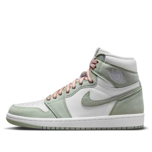 ナイキ ジョーダン 御機嫌 橙 オレンジ色 白いこと 白いこと \u0027SEAFOAM\u0027 スニーカー レディース JORDAN (WMNS) AIR 1 RETRO HIGH OG CD0461-002 / SEAFOAM HEALING ORANGE WHITE
