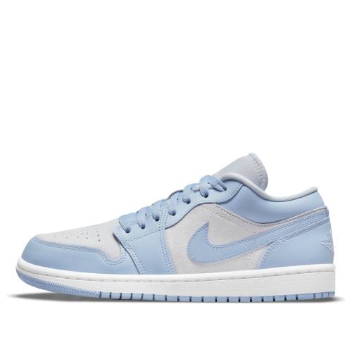 ナイキ ジョーダン 灰色 グレー 青色 ブルー ALUMINUM スニーカー レディース JORDAN (WMNS) AIR 1 LOW DC0774-050 / GREY UNIVERSITY BLUE ALUMINIUM
