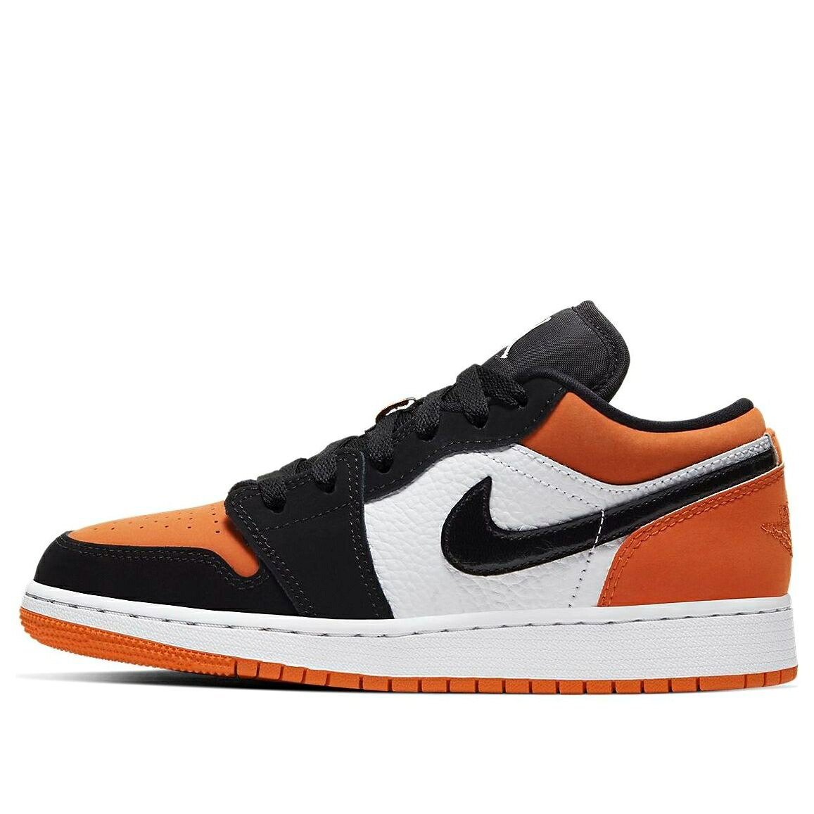 ナイキ ジョーダン 白色 ホワイト 黒色 ブラック 'SHATTERED BACKBOARD' ジュニア キッズ JORDAN (GS) AIR 1 LOW 553560-128 / WHITE BLACK STARFISH ベビー マタニティ スニーカー