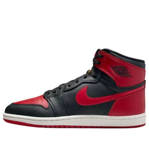 ナイキ ジョーダン 御機嫌 黒いこと 黒いこと 赤 赤いこと \u002785 BRED\u0027 スニーカー メンズ JORDAN AIR 1 HIGH IQ6083-067 / BLACK RED