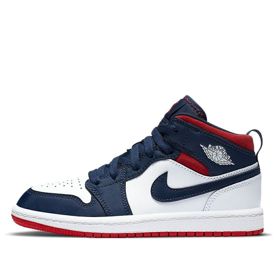 ナイキ ジョーダン ミッド 'OLYMPIC' ジュニア キッズ JORDAN (PS) AIR 1 MID SE BQ6932-104 / REDBLUEWHITE ベビー マタニティ スニーカー 29,250円