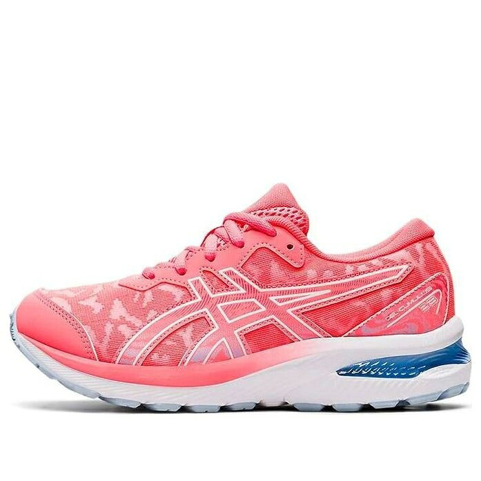 アシックス 白色 ホワイト 'BLAZING CORAL' ジュニア キッズ ASICS (GS) GEL-CUMULUS 23 1014A230-701 / BLAZING CORAL WHITE ベビー マタニティ スニーカー
