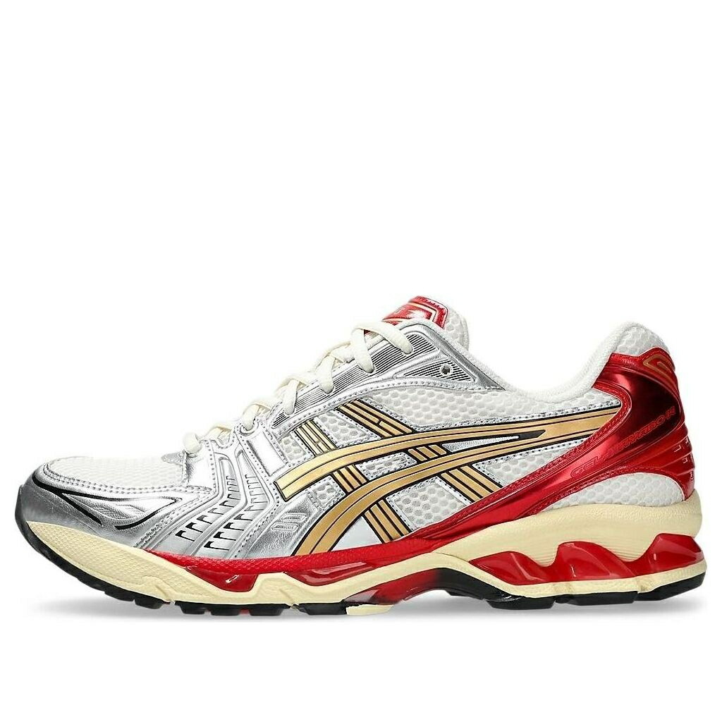 アシックス 靴 スニーカー 皮膚軟化剤 純然たる ゴールド \u0027JUST NO\u0027 メンズ ASICS X SNEAKER POLITICS GEL-KAYANO 14 SAY 1203A692-100 / CREAM PURE GOLD