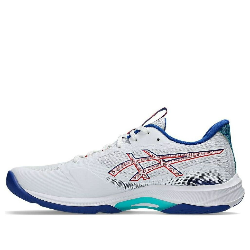 アシックス 白色 ホワイト 青色 ブルー WHITE BLUE スニーカー メンズ ASICS NETBURNER BALLISTIC FF 4 1051A096-960 / WHITE BLUE