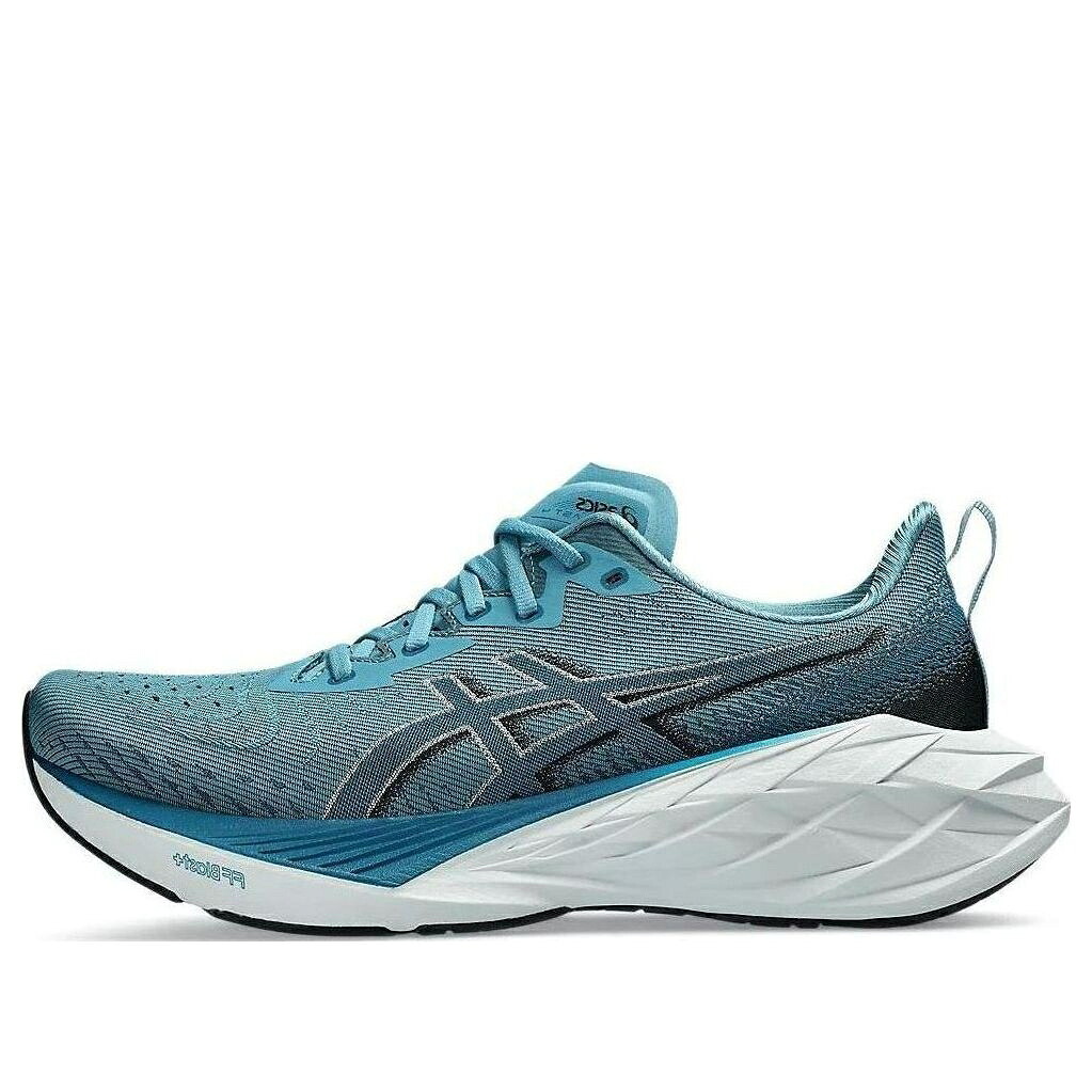 アシックス 青色 ブルー 'BLUE TEAL' スニーカー メンズ ASICS NOVABLAST 4 WIDE 1011B694-401 / BLUE TEAL EVENING TEAL|スニケス