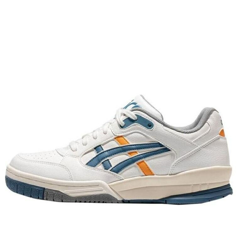 アシックス 白色 ホワイト 青色 ブルー 橙 オレンジ WHITE BLUE スニーカー メンズ ASICS GEL-SPOTLYTE SNEAKERS 1203A399-100 / WHITE BLUE ORANGE