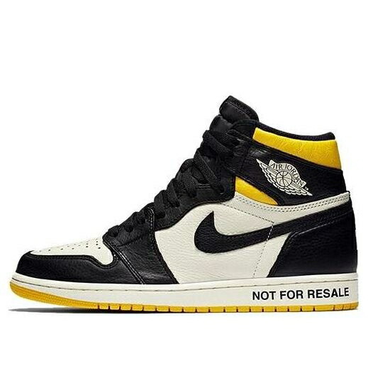 ナイキ ジョーダン ご機嫌 黄味がかった 黄色 \u0027NOT YELLOW\u0027 スニーカー メンズ JORDAN AIR 1 RETRO HIGH OG NRG FOR RESALE 861428-107 / YELLOW