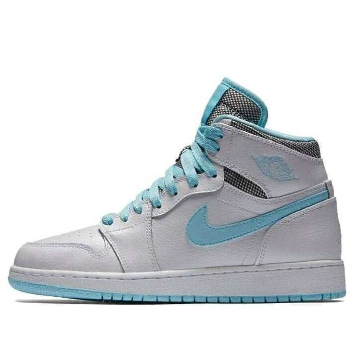 ナイキ ジョーダン 御機嫌 青み 青色 \u0027WHITE BLUE\u0027 お坊っちゃん キッズ JORDAN (GS) AIR 1 RETRO HIGH STILL 332148-106 / BLUE もの言う花 マタニティ スニーカー