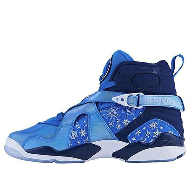 ナイキ ジョーダン 青味 青み 白いこと 白いこと \u0027SNOWFLAKE\u0027 御坊っちゃん キッズ JORDAN (GS) AIR 8 RETRO 305368-400 / COBALT BLAZE BLUE VOID WHITE もの言う花 マタニティ スニーカー