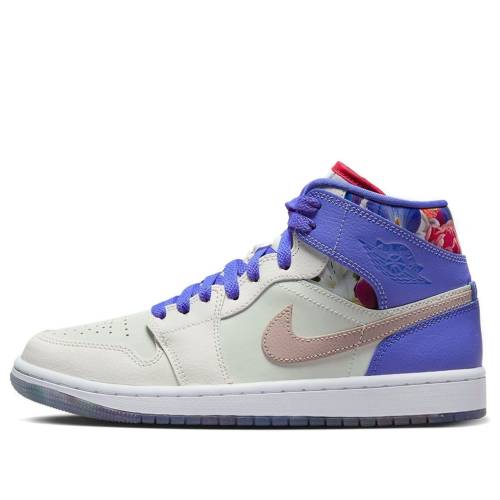 ナイキ ジョーダン ミッド 紫 パープル \u0027VALENTINE\u0027S FLOWERS\u0027 スニーカー レディース JORDAN (WMNS) AIR 1 MID SE DAY FD4331-121 / PURPLE