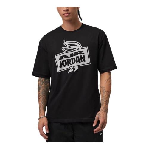 ナイキ ジョーダン Tシャツ 黒色 ブラック 'BLACK' スニーカー メンズ JORDAN AIR AJ8 T-SHIRT IQ6960-010 / BLACK｜スニケス