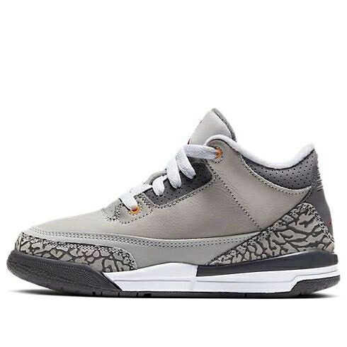 ナイキ ジョーダン クール 灰色 グレー 'COOL GREY' ジュニア キッズ JORDAN (PS) AIR 3 RETRO 2021 429487-012 / COOL GREY ベビー マタニティ スニーカー