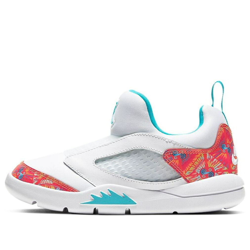 ナイキ ジョーダン 白色 ホワイト アクア チーム 橙 オレンジ 'CHINESE YEAR' ジュニア キッズ JORDAN (PS) AIR 5 RETRO LITTLE FLEX NEW 2021 CK1227-148 / WHITE ORACLE AQUA TEAM ORANGE ベビー マタニティ スニーカ