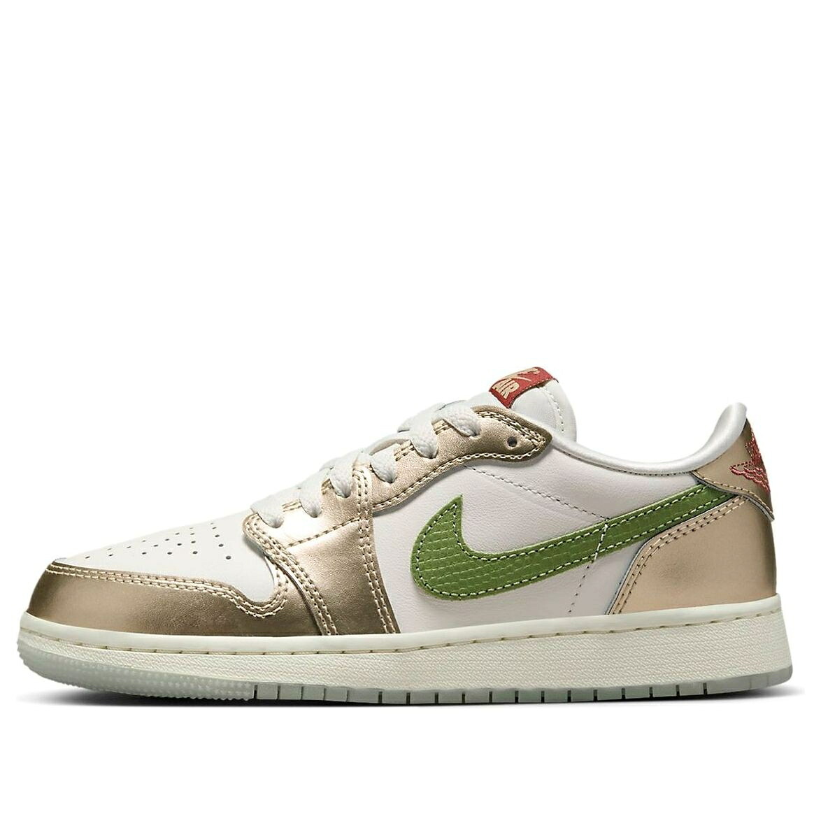 ナイキ ジョーダン 緑 グリーン ゴールド 'CHINESE DRAGON' ジュニア キッズ JORDAN (GS) AIR 1 RETRO LOW OG NEW YEAR - OF THE FQ6593-100 / SAIL OIL GREEN METALLIC GOLD ベビー マタニティ スニーカー 29,640円