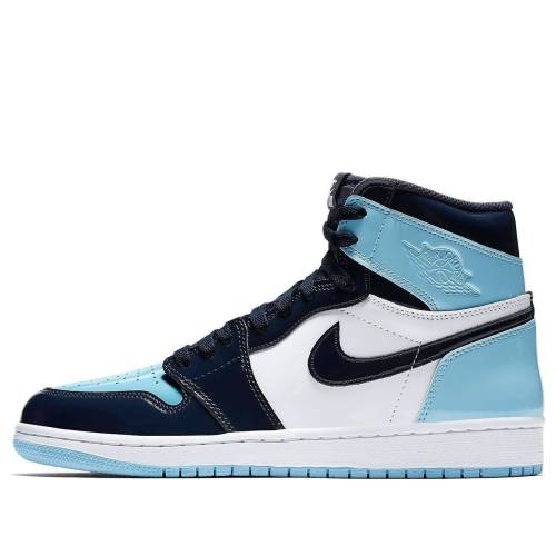 ナイキ ジョーダン 御機嫌 青み 青色 白いこと 白いこと \u0027BLUE CHILL\u0027 スニーカー レディース JORDAN (WMNS) AIR 1 RETRO HIGH OG CD0461-401 / OBSIDIAN BLUE CHILL WHITE