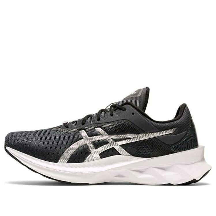 アシックス プラチナム 黒色 ブラック 白色 ホワイト 'CARRIER GREY' スニーカー メンズ ASICS NOVABLAST PLATINUM 1011A970-020 / BLACK WHITE