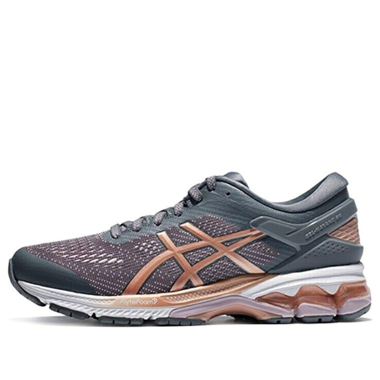 アシックス 薄墨色 薄墨色 紫 パープル \u0027ROSE GOLD\u0027 スニーカー レディース ASICS (WMNS) GEL-KAYANO 26 1012A457-022 / GREY PURPLE