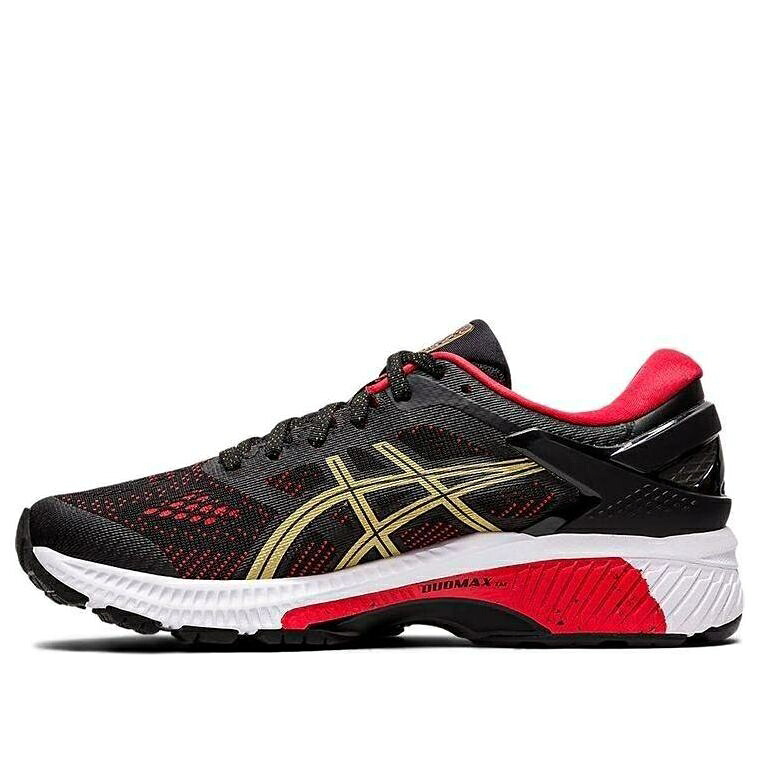 アシックス 赤 赤いこと 黒いこと 黒いこと \u0027BLACK GOLD\u0027 スニーカー レディース ASICS (WMNS) GEL-KAYANO 26 RED 1012A653-001 / BLACK RED