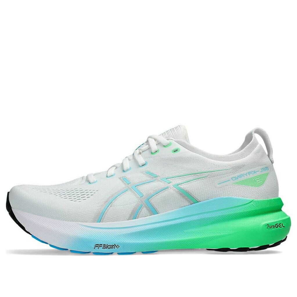 アシックス 白色 ホワイト シアン WHITE CYAN スニーカー メンズ ASICS GEL-KAYANO 31 BRIGHT 1011B867-100 / WHITE BRIGHT CYAN